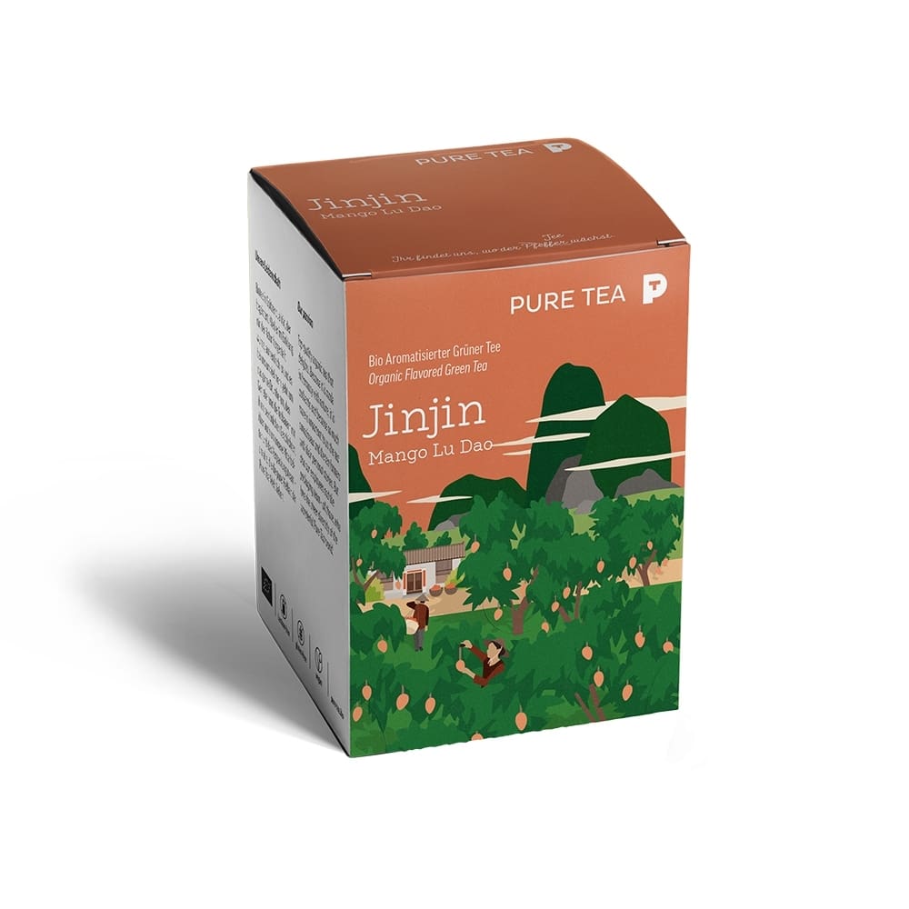 Pure Tea Jinjin Mango Lu Dao Bio Grüntee