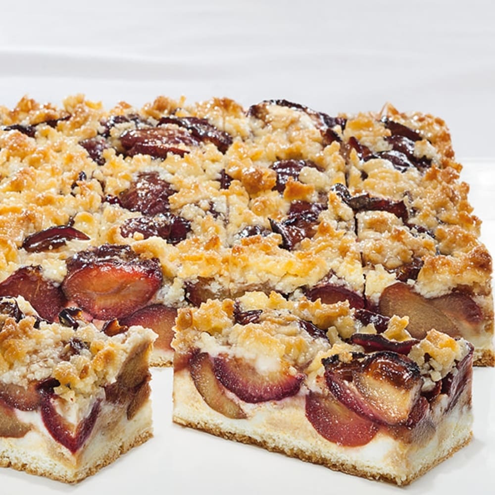 Zwetschkenkuchen vorgeschnitten  20 Stk. 2600g