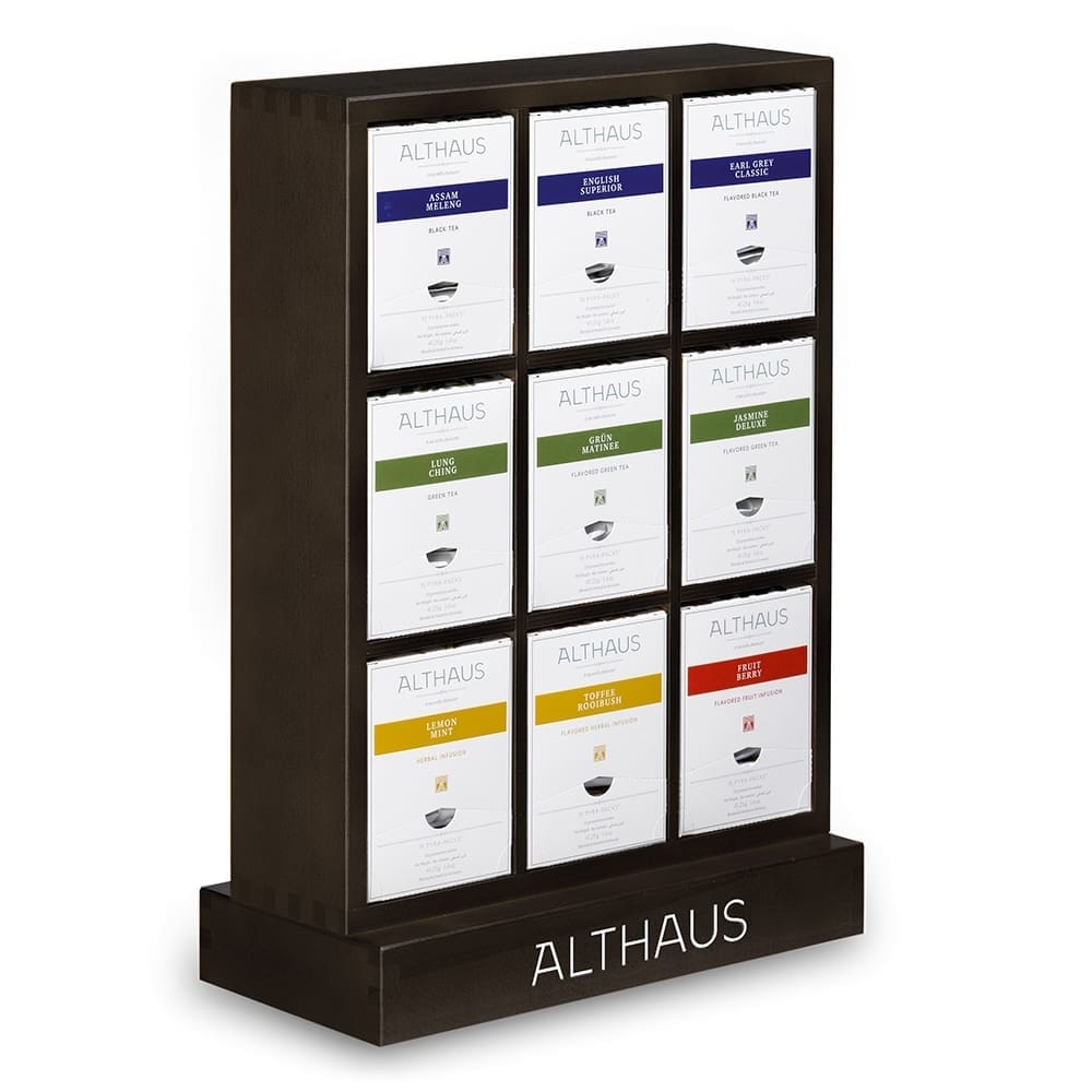 Althaus Pyra Pack-Display Holz 9 Sorten